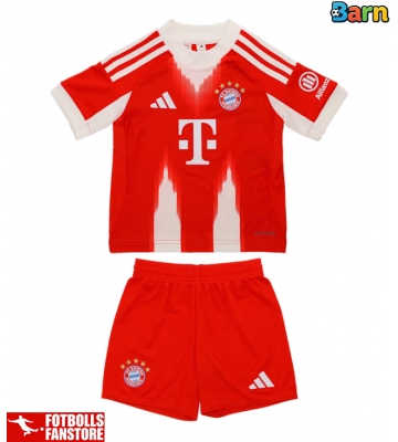 Bayern Munich Hemmatröja Barn 2025-26 Kortärmad (+ Korta byxor)